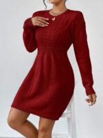 Rochie Scurta Tricotata Augustina Grena - imagine 3