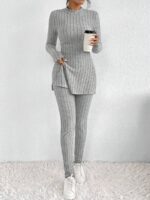 Compleu cu Pantalon Cathaline Gri