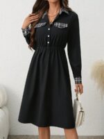 Rochie Midi Melodi Neagra
