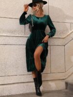 Rochie Midi Nayeli Verde - imagine 3