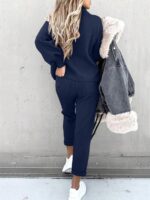 Compleu Dama Albisa Bleumarin - imagine 2