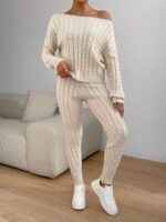 Compleu Dama Tricotat Aveiro Crem