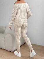 Compleu Dama Tricotat Aveiro Crem - imagine 2