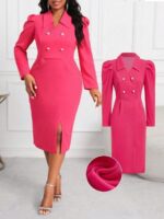 Rochie Midi Brayss Roz