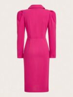 Rochie Midi Brayss Roz - imagine 2