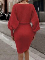 Rochie Midi Tricotata Camilla Rosie - imagine 2