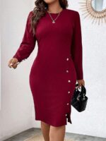 Rochie Midi Donila Grena - Marimi Mari - imagine 3
