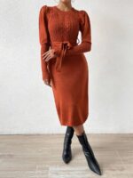 Rochie Midi Tricotata Hannie Caramizie