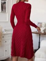 Rochie Scurta Tricotata Joselin Grena - imagine 2