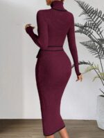 Rochie Midi Tricotata Madison Grena - imagine 2