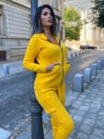 Compleu Tricotat Mandia Galben - imagine 2