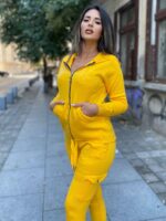Compleu Tricotat Mandia Galben - imagine 3