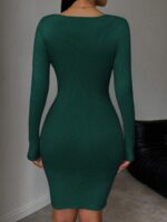 Rochie Scurta Tricotata Avia Verde - imagine 2