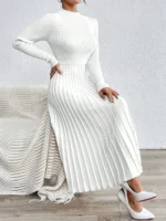 Rochie Midi Tricotata Erika Alba
