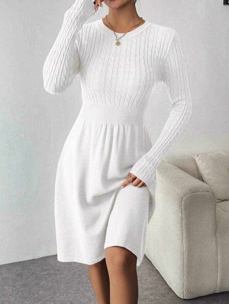 Francesca 1 Rochie Scurta Tricotata Francesca Alba - imagine 1