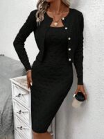 Compleu cu Rochie Rally Negru