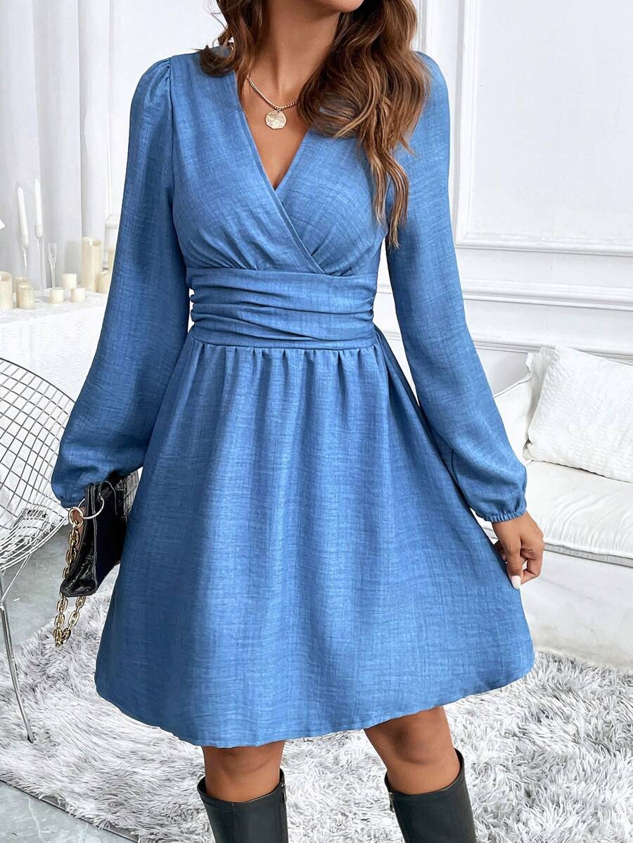 Amanda 1 Rochie Scurta Amanda Bleu - imagine 1