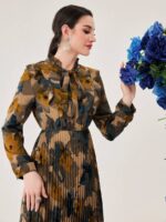 Rochie Midi Arene Multicolora - imagine 2