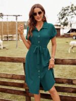 Rochie Scurta Indira Verde