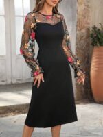 Rochie Midi Larissa Neagra