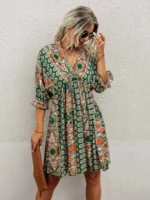 Rochie Scurta Aniko Multicolora