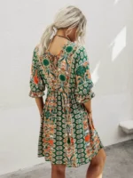 Rochie Scurta Aniko Multicolora - imagine 2