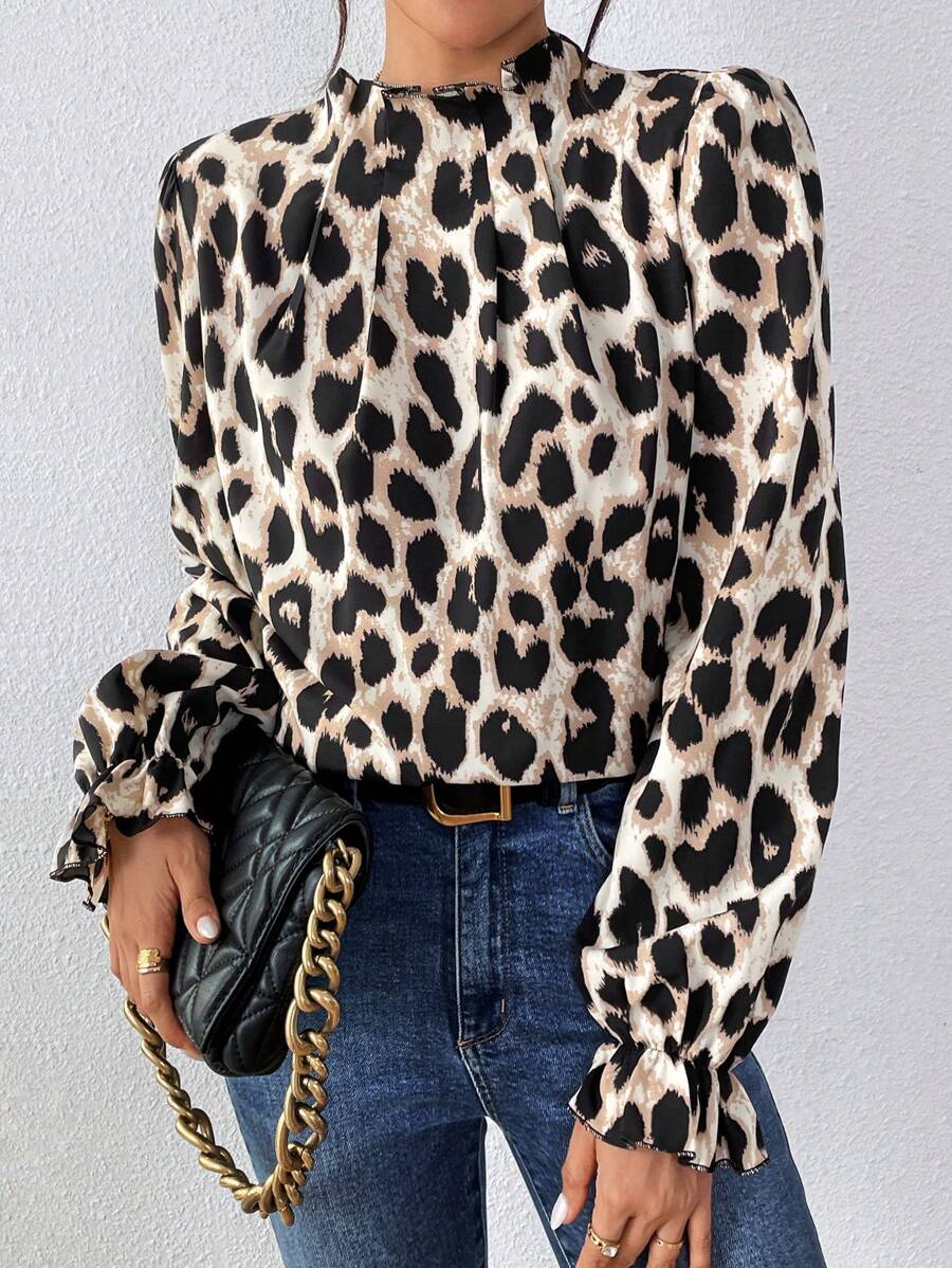 Samia 1 Bluza Dama Samia Animal Print - imagine 1