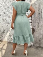 Rochie Midi Bettina Vernil - Marimi Mari - imagine 2