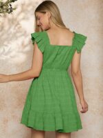 Rochie Scurta Gilbert Verde - imagine 2