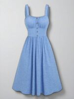Rochie Midi Iovis Bleu - imagine 2