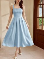 Rochie Midi Beatrice Bleu - imagine 3