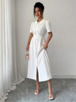 Rochie Midi Sabrina Alba