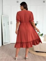 Rochie Midi Betsy Corai - Marimi Mari - imagine 2