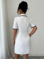 Rochie Scurta Abigael Alba - imagine 2