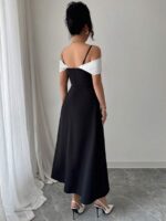 Rochie Lunga Claudie Neagra - imagine 2