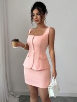 Rochie Scurta Tunes Roz