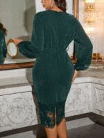 Rochie Midi Iolanda Verde - imagine 2