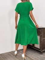 Rochie Midi Lisandra Verde - imagine 2