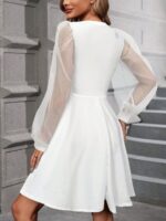 Rochie Scurta Violeta Alba - imagine 2