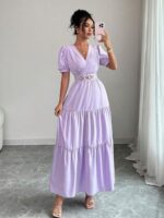 Rochie Lunga Adalena Lila