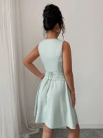 Rochie Scurta Elvira Vernil - imagine 2