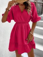 Rochie Scurta Petra Roz Inchis