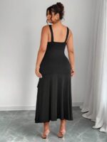 Rochie Midi Vera Neagra - Marimi Mari - imagine 2