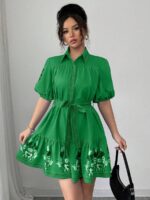 Rochie Scurta Nava Verde