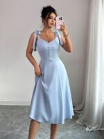 Rochie Midi Jana Bleu - imagine 3