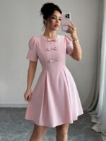 Rochie Scurta Anabela Roz