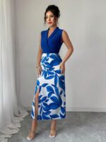 Rochie Midi Paola Albastra