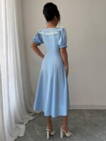 Rochie Midi Marilena Bleu - imagine 2