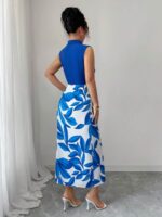 Rochie Midi Paola Albastra - imagine 2