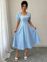 Rochie Midi Marilena Bleu